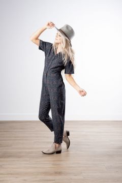 Mandarin Neck Jumpsuit
